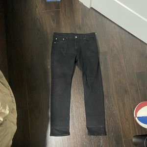 Black Levis Straight Leg Jeans